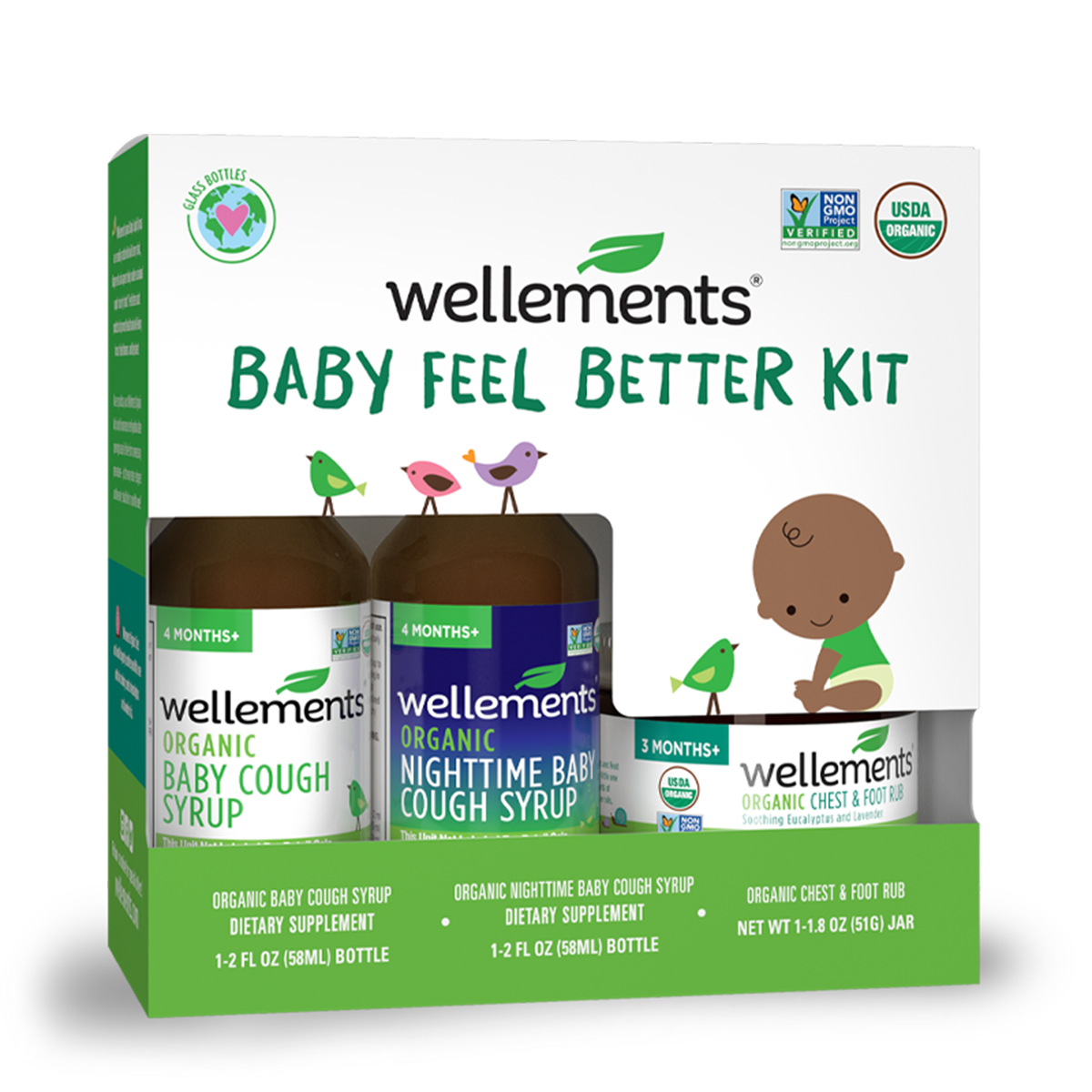 Wellements 3 Piece Baby Feel Better Kit