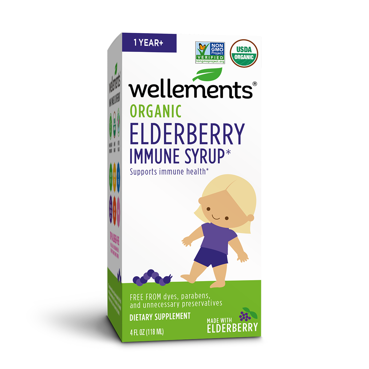 Wellements Organic Elderberry Immune Syrup