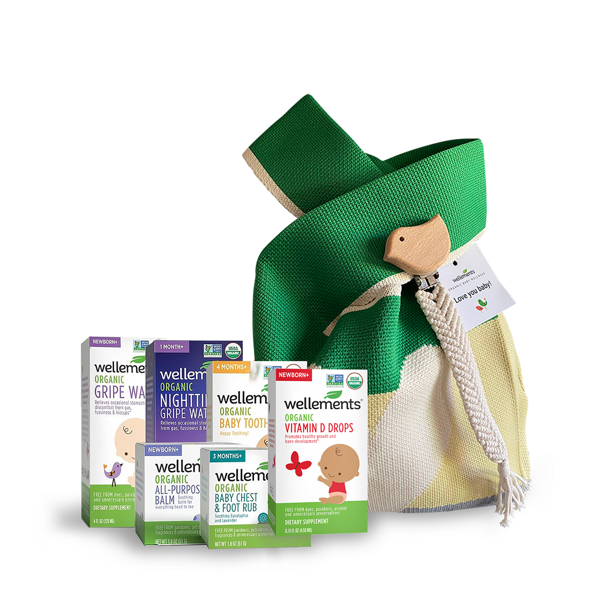 Newborn Baby Essential Care Bundle Wellness Starter Kit