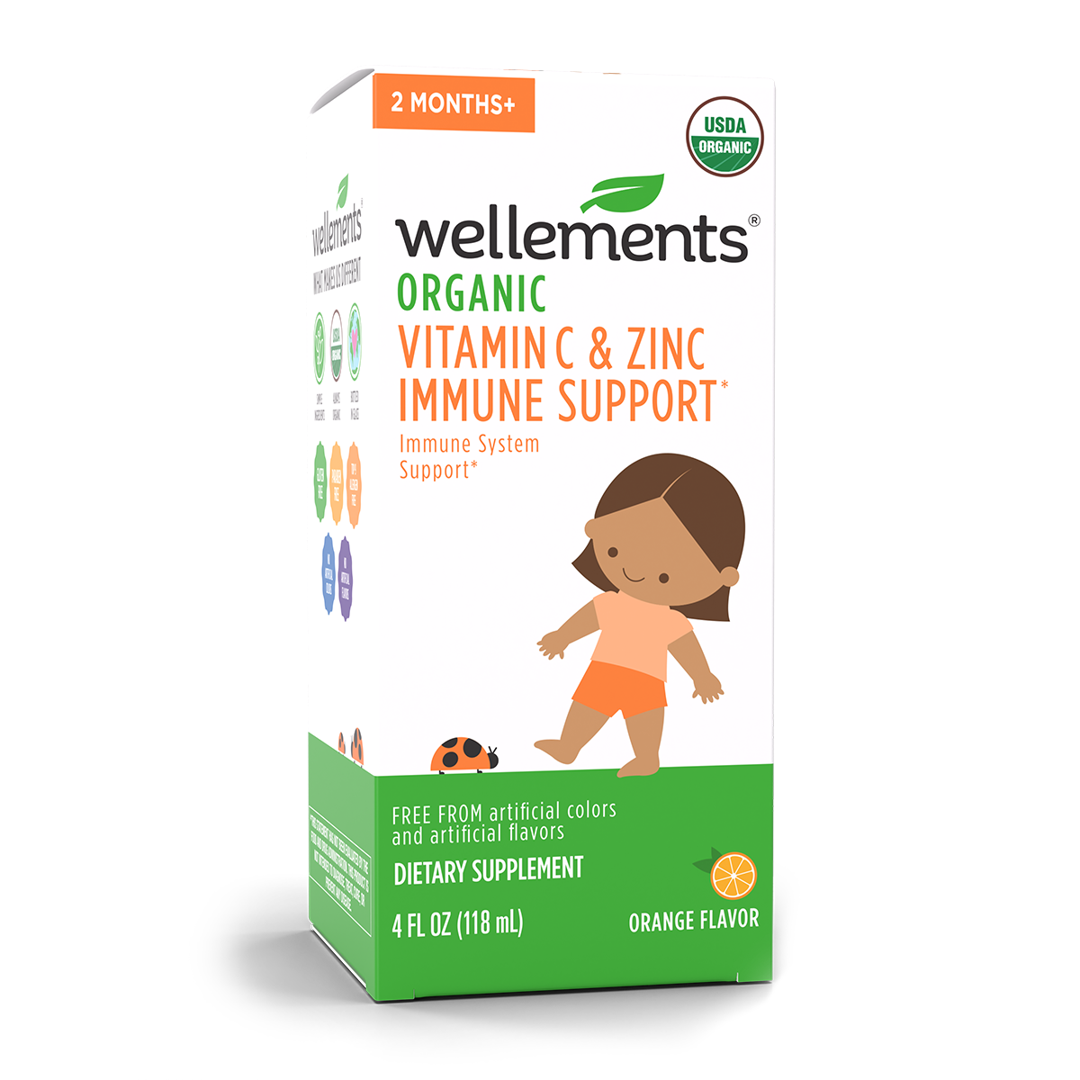 Wellements Organic Vitamin C & Zinc Immune Support
