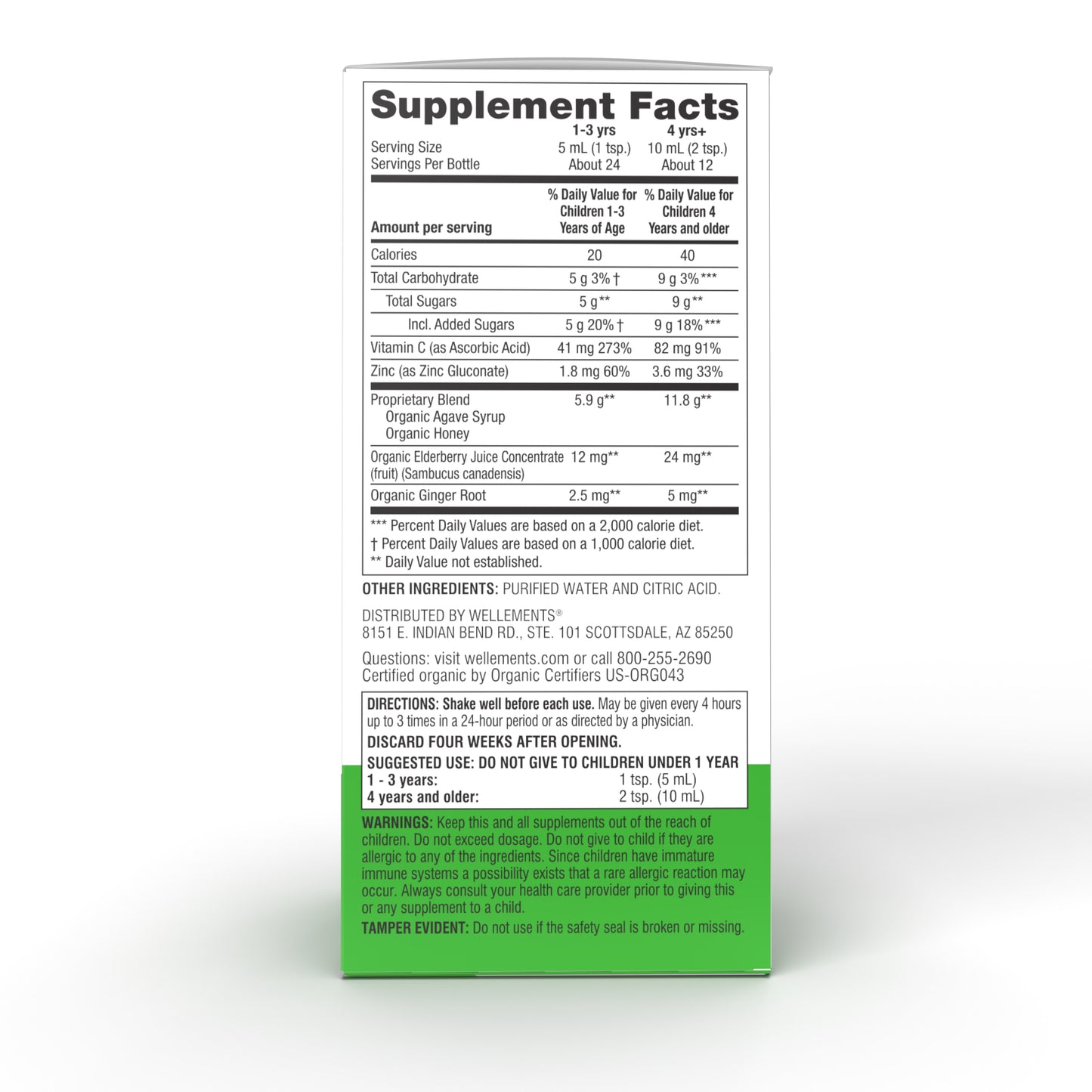 Wellements Organic Children’s Cough Syrup