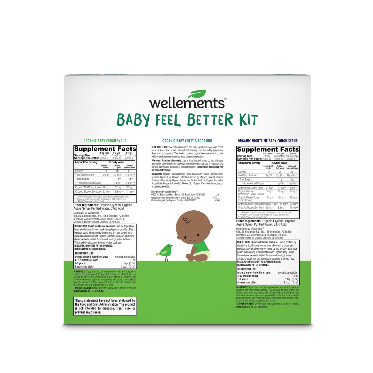 Wellements 3 Piece Baby Feel Better Kit