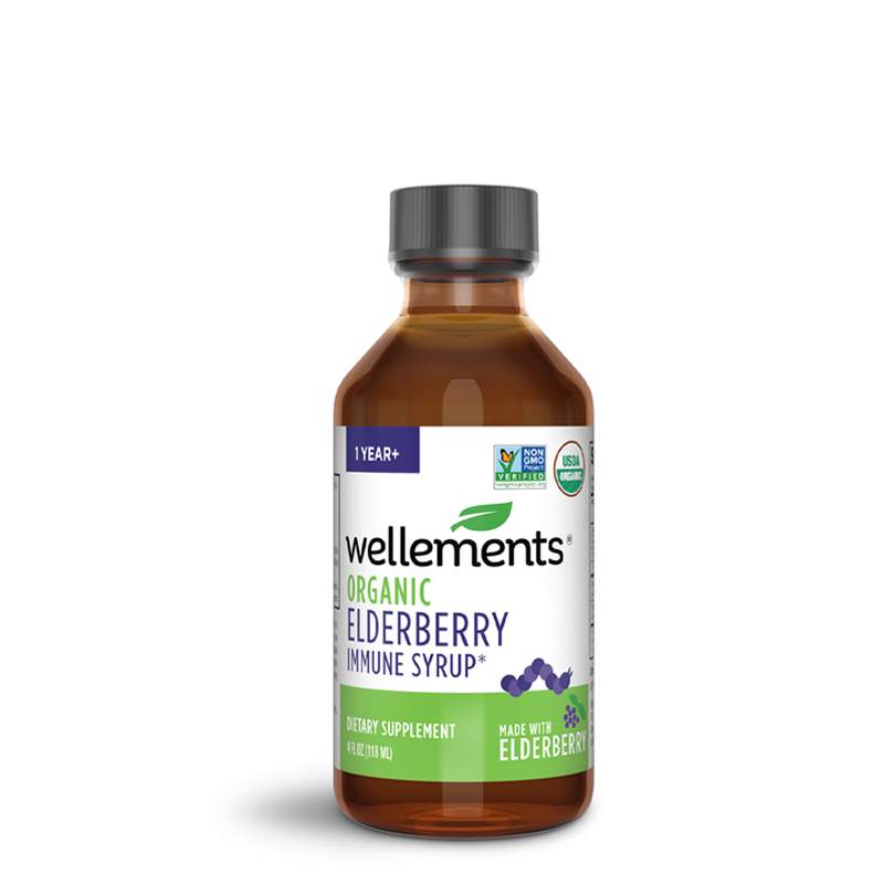 Wellements Organic Elderberry Immune Syrup