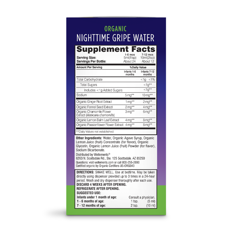 Wellements Organic Gripe Water Duo