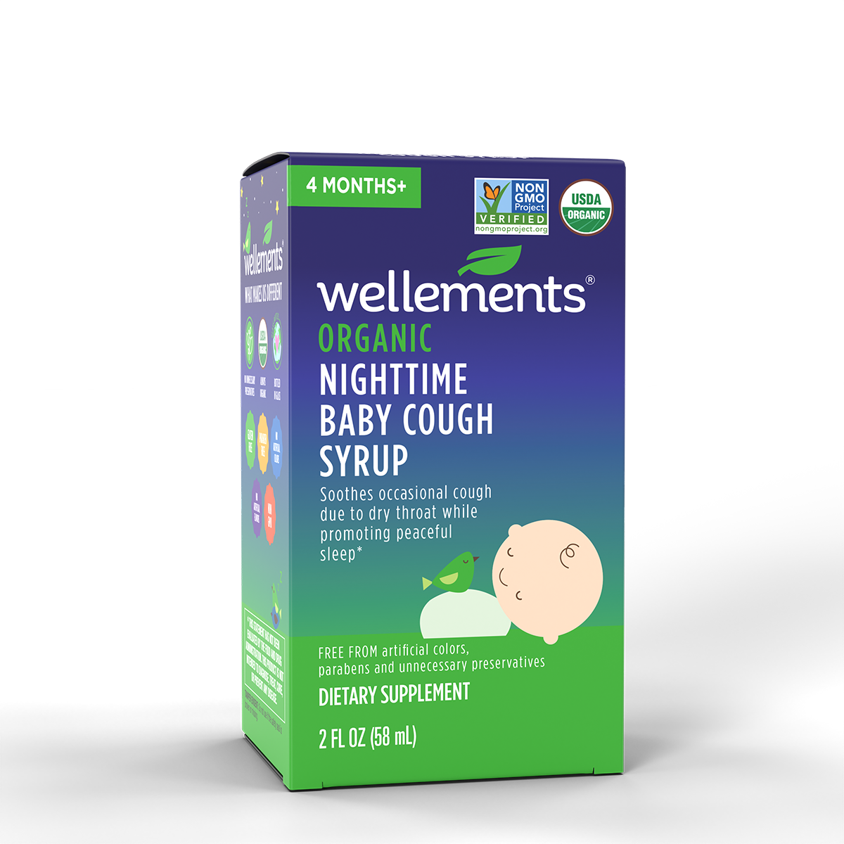 Wellements Organic Nighttime Baby Cough Syrup