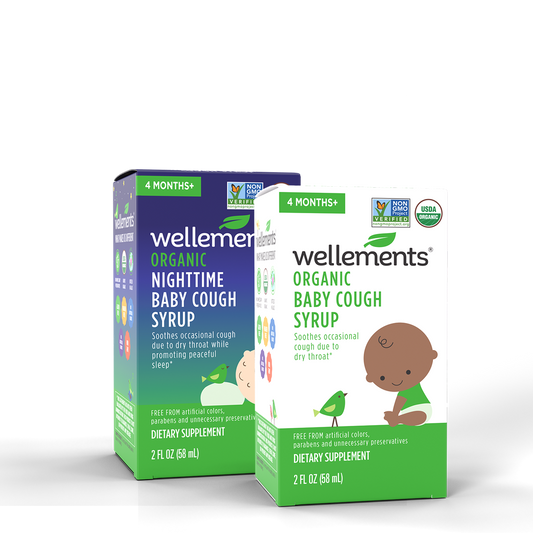 Wellements Organic Baby Cough Syrup Day & Night Combo Pack