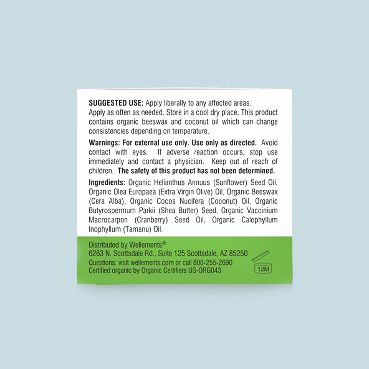 Wellements Organic All-Purpose Balm