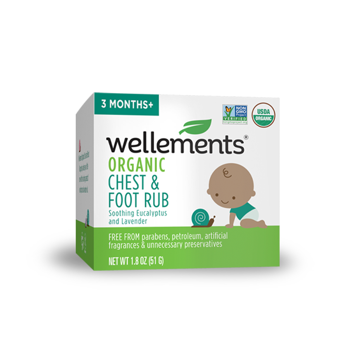 Wellements Organic Baby Chest & Foot Rub