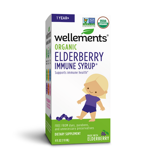 Wellements Organic Elderberry Immune Syrup