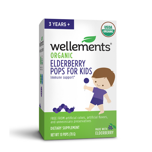 Wellements Organic Elderberry Pops For Kids