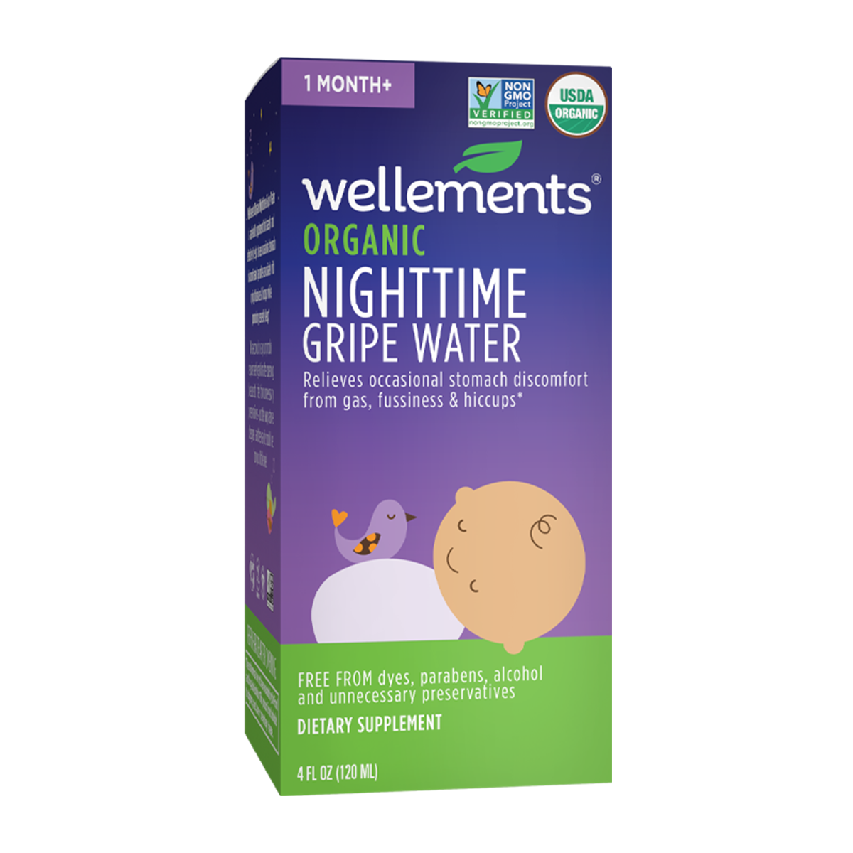 Wellements Organic Nighttime Gripe Water