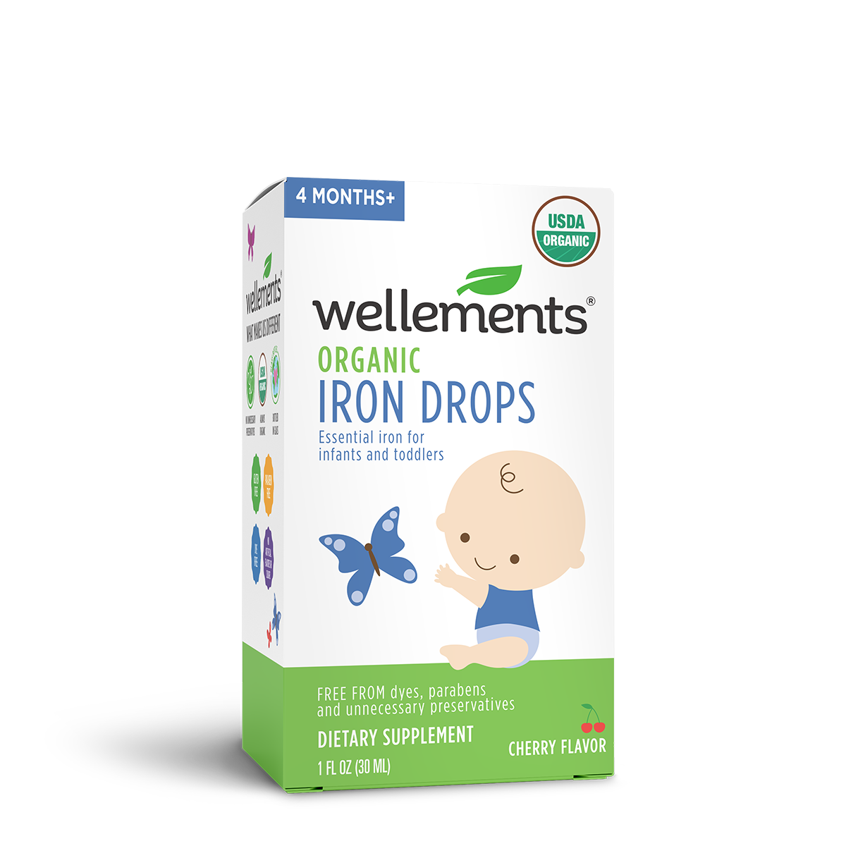 Wellements Organic Iron Drops