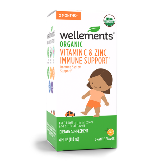 Wellements Organic Vitamin C & Zinc Immune Support