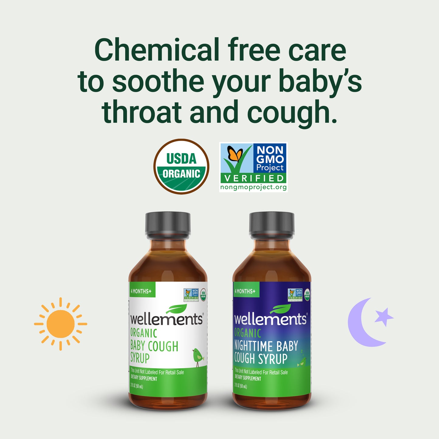 Wellements Organic Nighttime Baby Cough Syrup