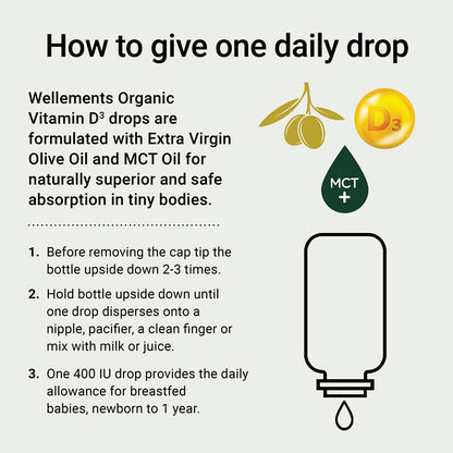 Wellements Organic Vitamin D Drops