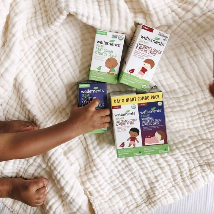Wellements Organic Cough Syrup For Babies & Infants {Calms Dry Throats} Wellements®