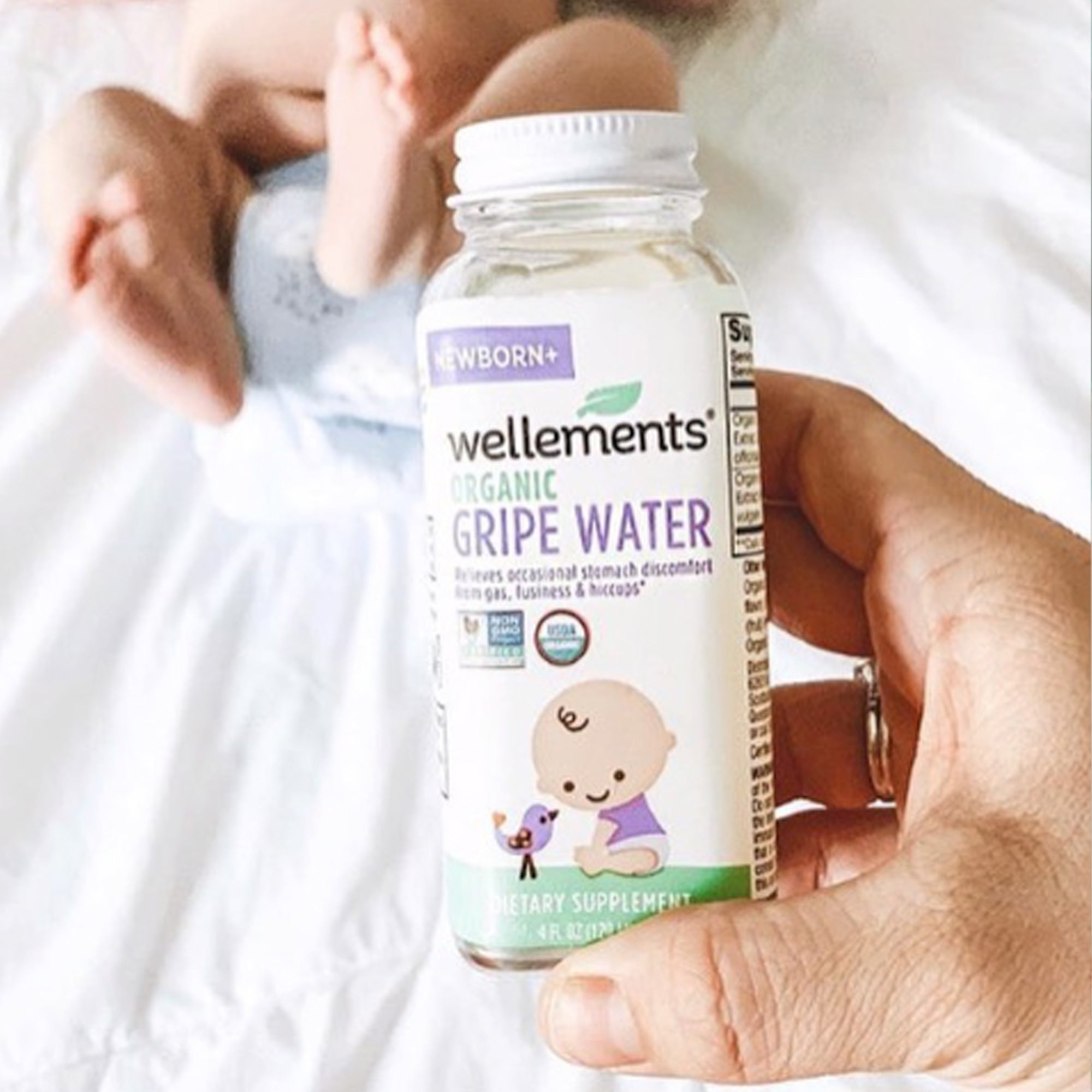 Wellements Organic Gripe Water For Newborn Babies