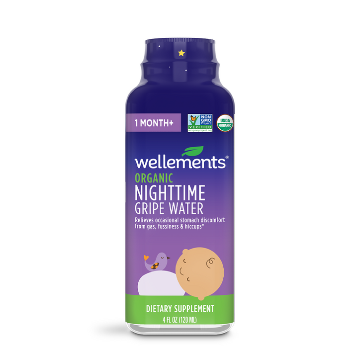 Wellements Organic Nighttime Gripe Water for Babies {Gas Relief